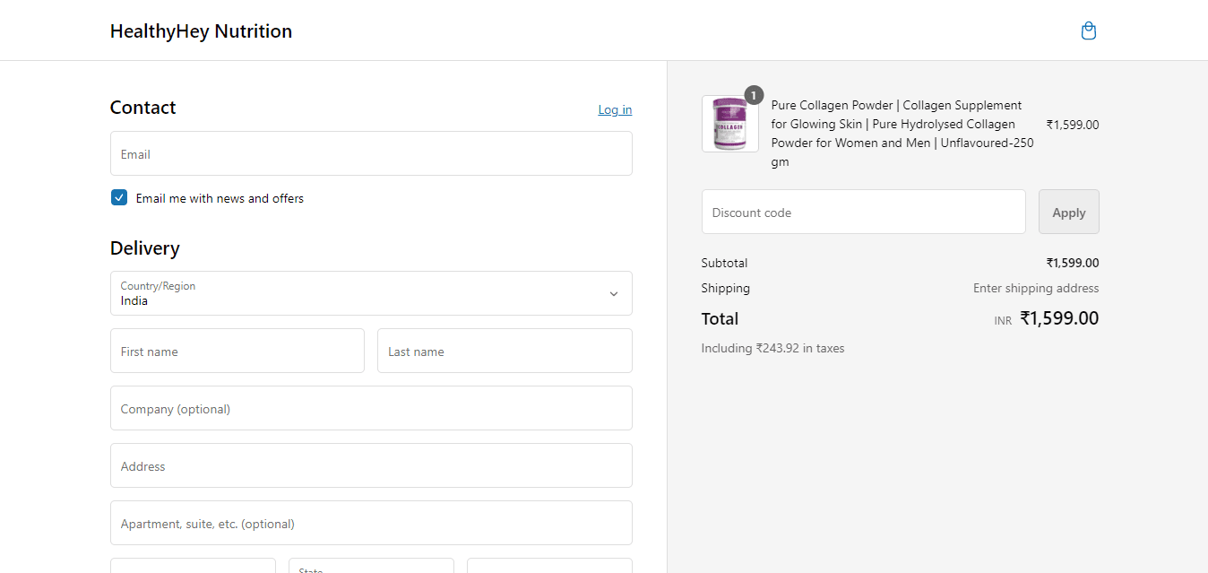 How to apply HealthyHey coupon code